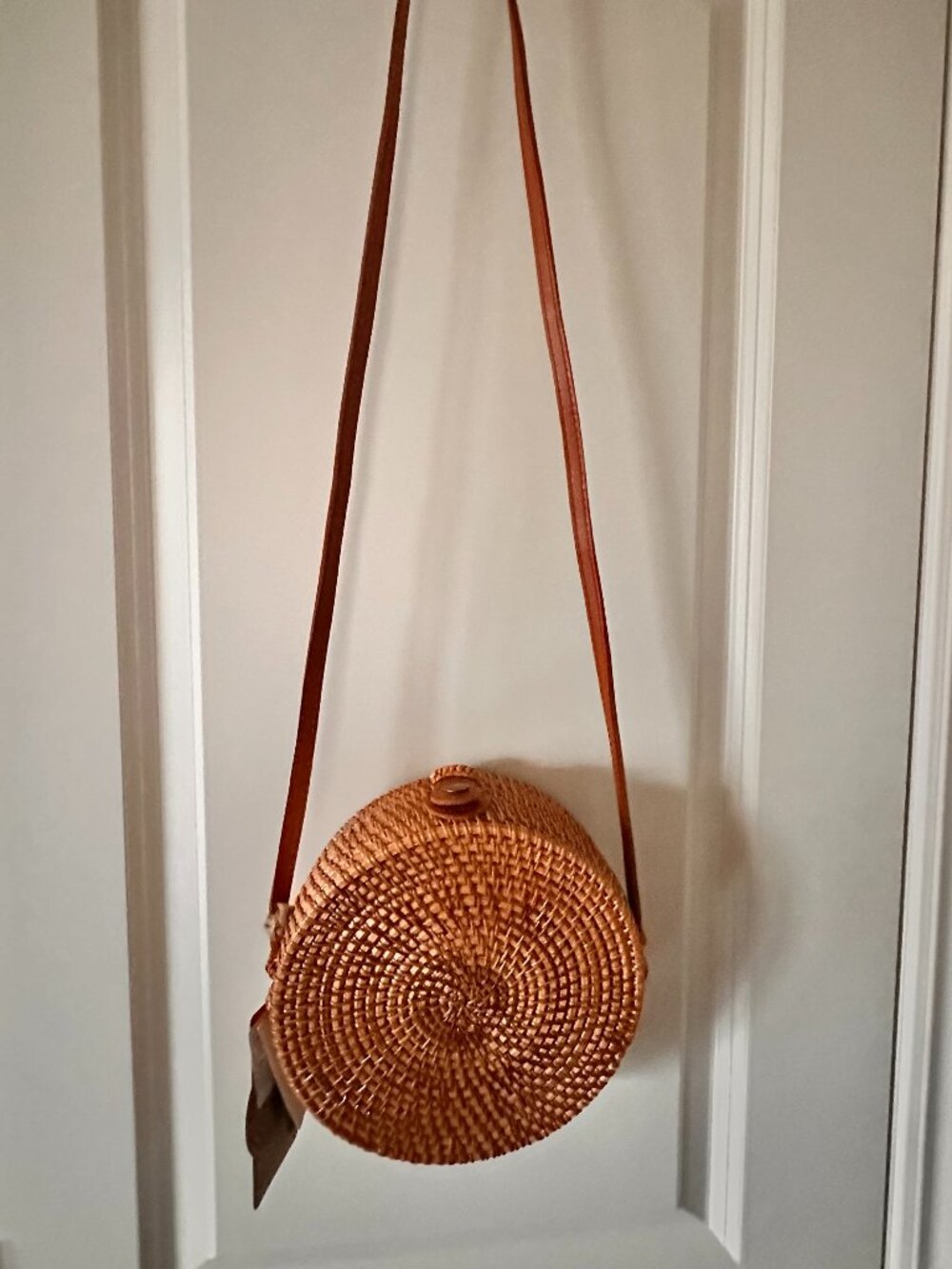 Raffia Bag Round Shoulder/Cross Body Bag
